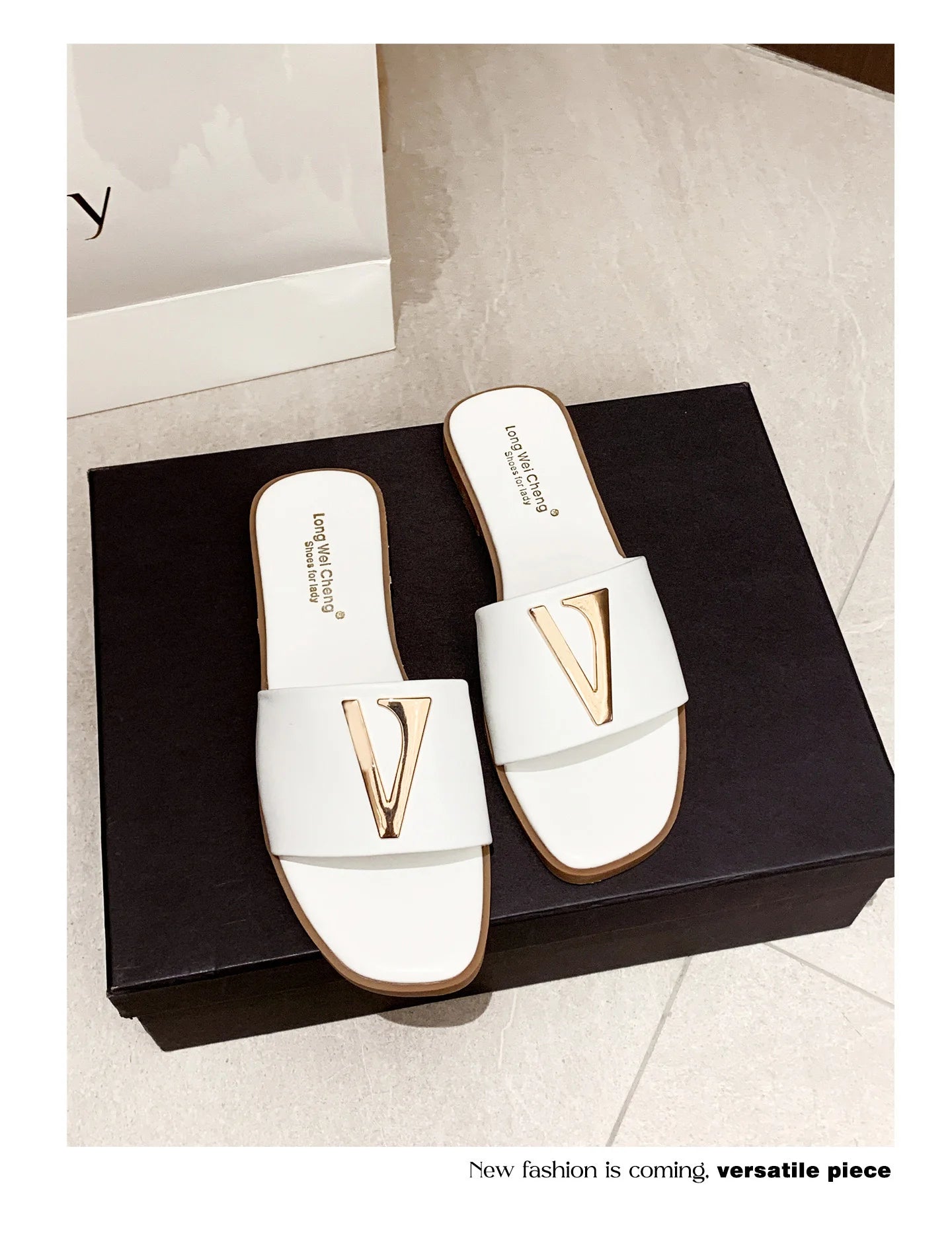 High Quality PU Purses And Sandals Sets Flat Shoes And Bag Set Matching Handbags For Women Slippers Flip Flops Women Shoes