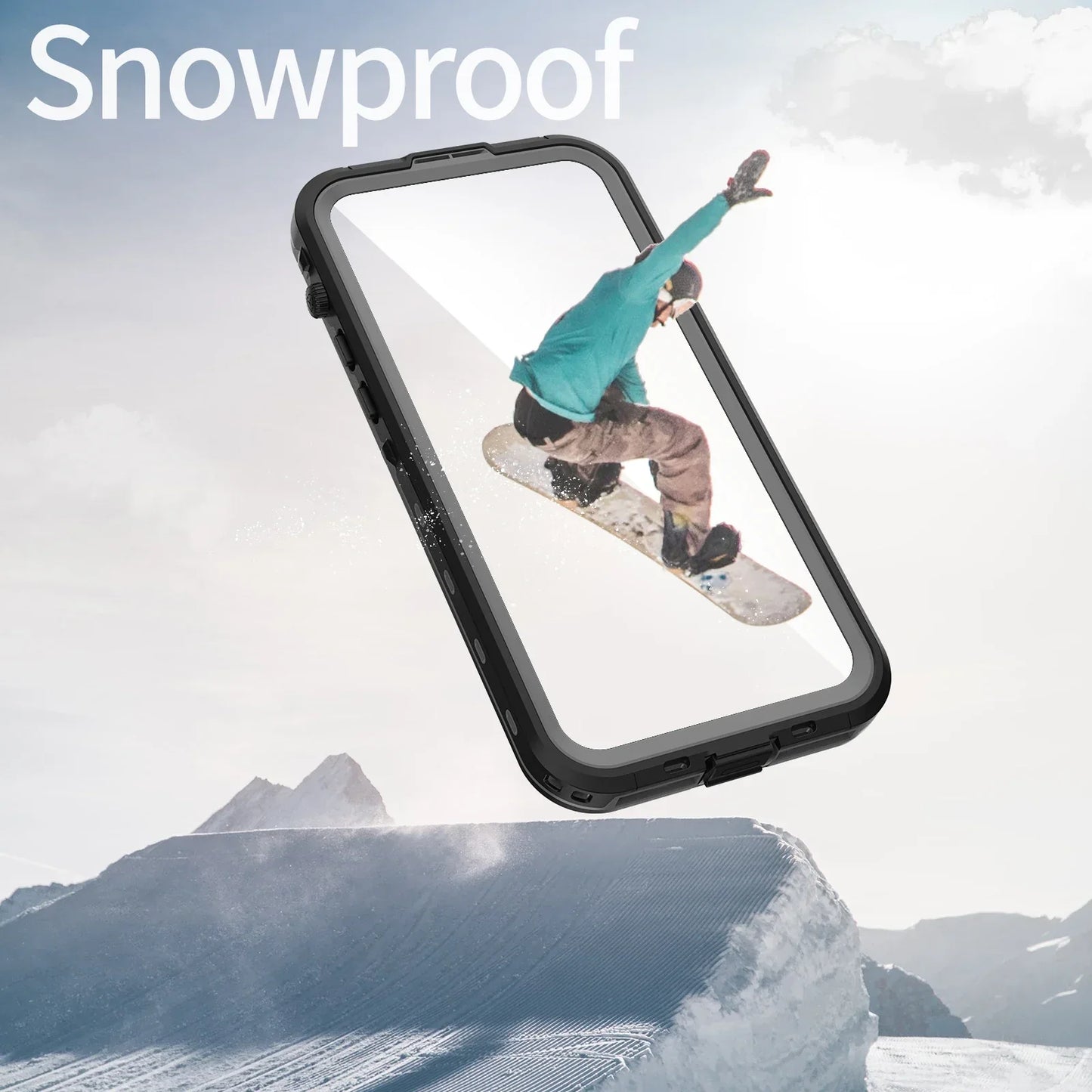 Magnetic shockproof dustproof IP68 professional waterproof phone case for iphone 16 pro max/15/14/13