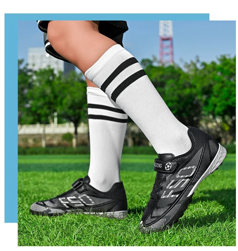 Kids Soccer Shoes Cleats Professional School Football Boots Grass Training Sport Footwear Boys Outdoor Futsal Soocer Boots 30-38