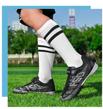 Kids Soccer Shoes Cleats Professional School Football Boots Grass Training Sport Footwear Boys Outdoor Futsal Soocer Boots 30-38