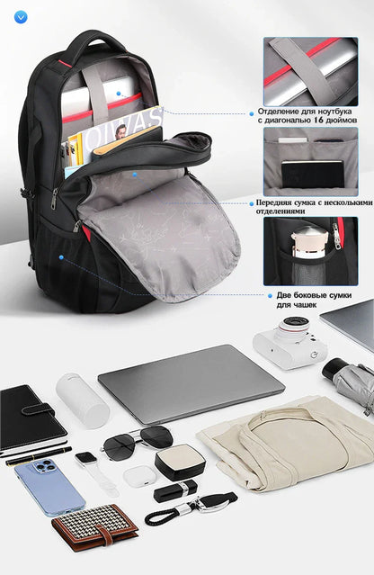 Laptop Backpacks 15.6 Inch School Bags Waterproof Nylon 29L Casual Shoulder Bagpack Travel Teenage Men's Backpack Mochila