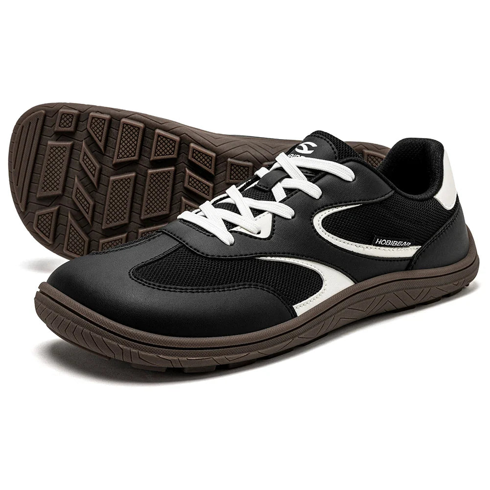 Unisex Barefoot Shoes Wide Width Minimalist Sneakers Zero Drop Classic Retro Outdoor Walking Shoes for Men Women