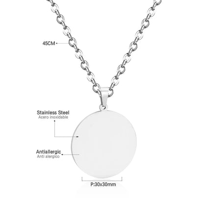 Heart Star Moon Pendant Necklaces Tiny Charms Stainless Steel Choker Women/Girls Y2K Sweater Boho Jewelry Collares