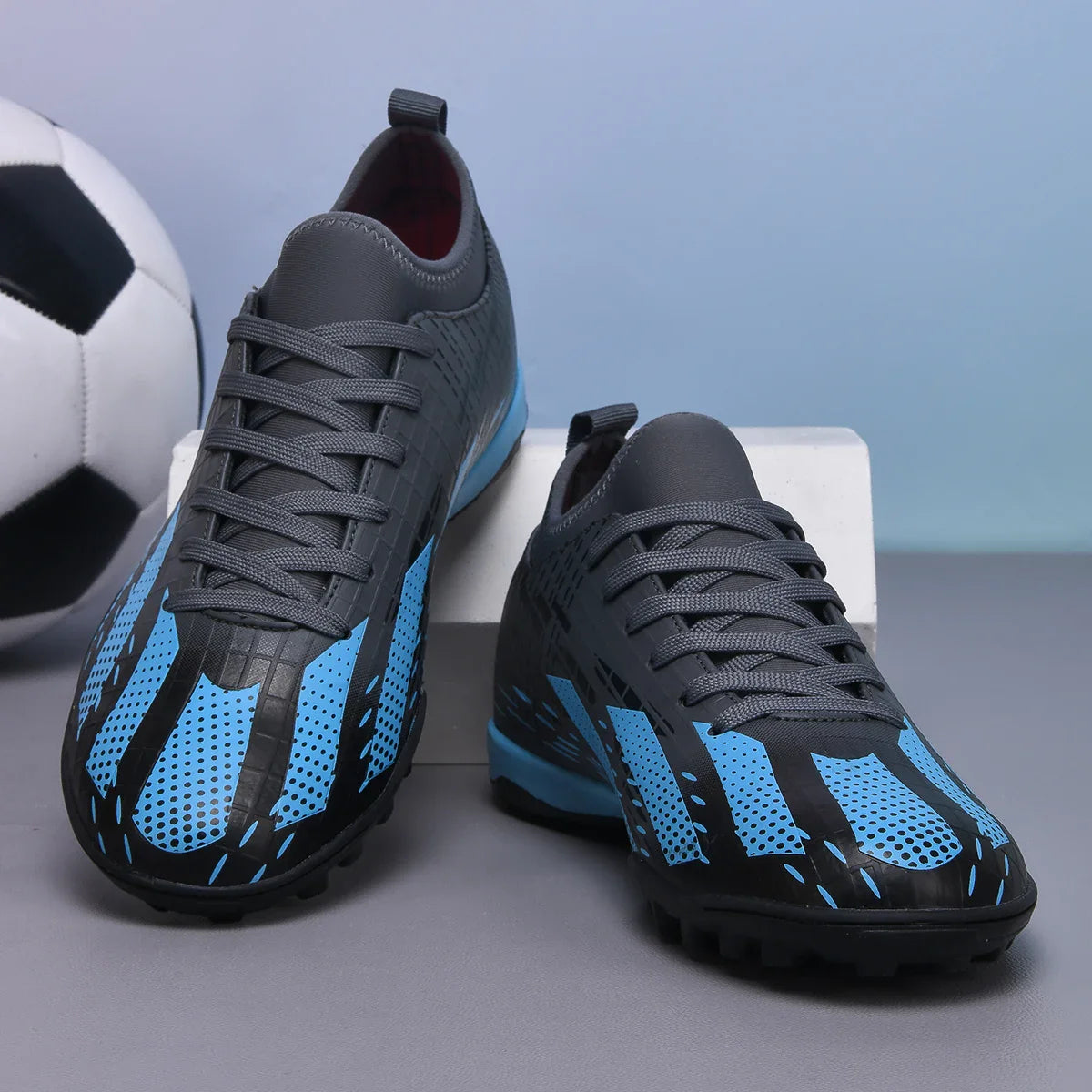 New Men Soccer Shoes Futsal Indoor Football Boots Sport Match Training Kids TF Cleats Grass Ankle Hot-selling High-quality Light