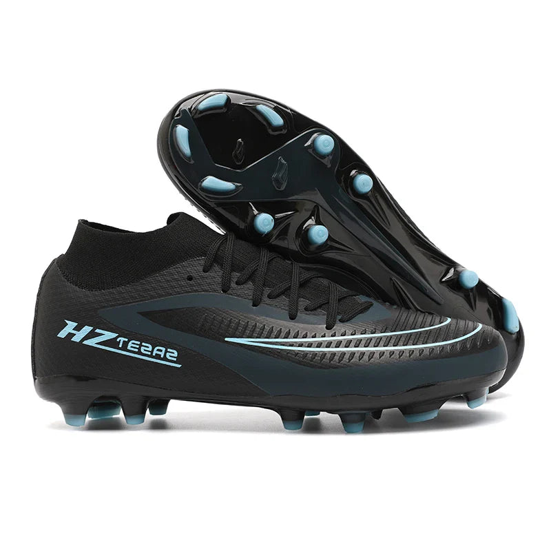 New Men Soccer Shoes Sport Boys Breathable Cleats Adult Outdoor Football Boots Training Long Spikes Non Slip Match Comfortable
