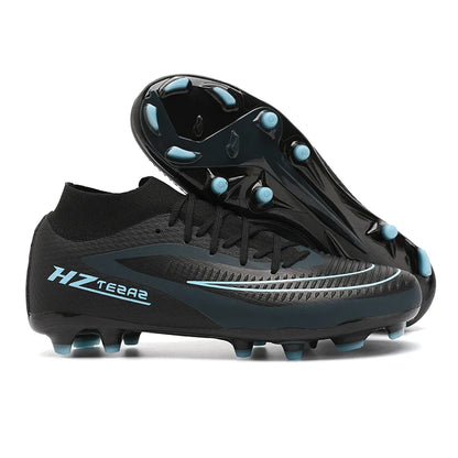 New Men Soccer Shoes Sport Boys Breathable Cleats Adult Outdoor Football Boots Training Long Spikes Non Slip Match Comfortable