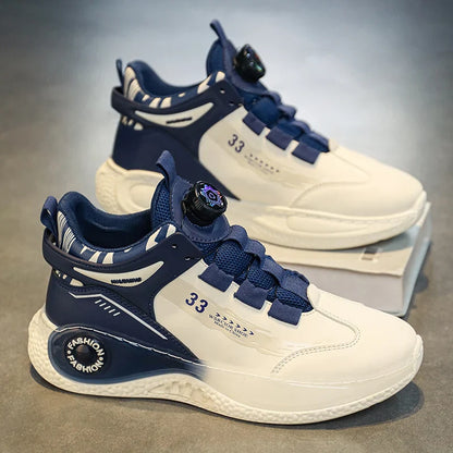 Tênis Masculino com Fivela Rotativa Confortável Antiderrapante Cadarço Durável para Atividades ao Ar Livre