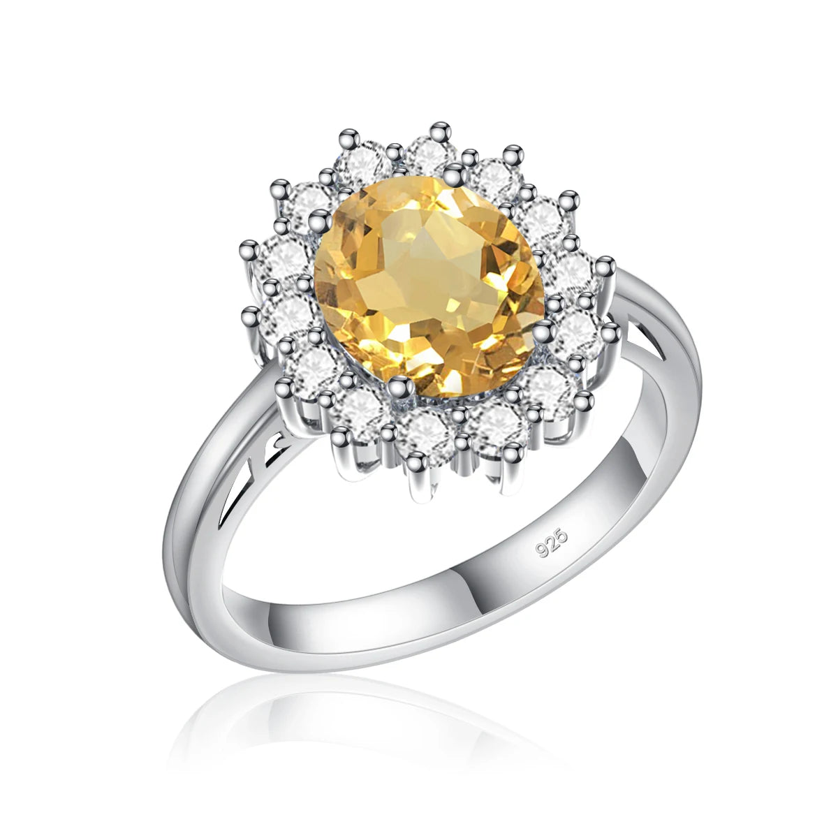 Princess Diana Gold Emerald Ring Women Oval Stone 8*10mm Trending Victoria Jewelry luxury Engagement Gift High Quality