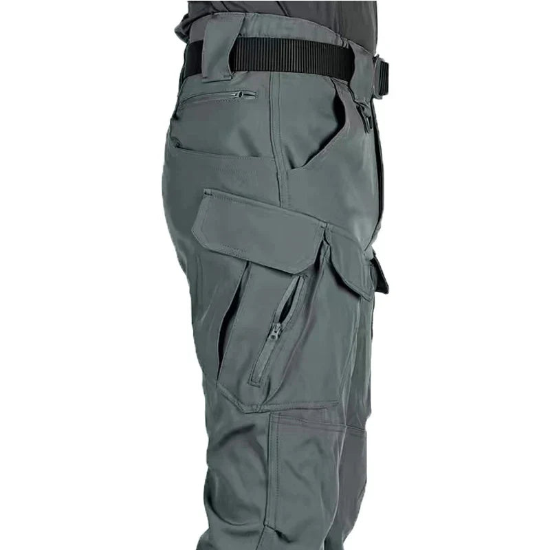 Men Elastic Military Spring Autumn Tactical Pants Camping Hiking Trekking Climbing Sharkskin Cargo Trousers Quick Dry Sports