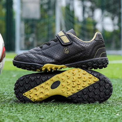 Children's Boys Low-Top Football Shoes Summer Breathable Sport Training Sneakers Outdoor Youth Turf Soccer Shoes