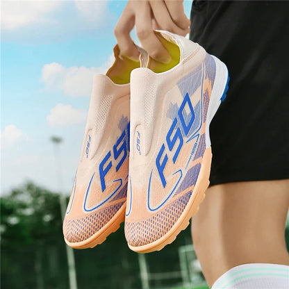 New Men's Soccer Shoes Grass Adult Football Boots Ultralight Sport Indoor Cleats Non-Slip Non Slip Fg Turf Futsal Comfortable