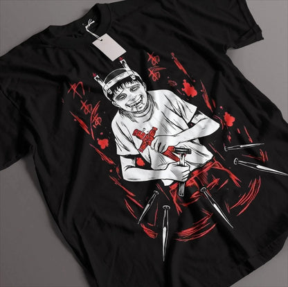 unisex 100%cotton Tshirt O-neck Short sleeve 2026 summer Men's Harajuku graphics shirt