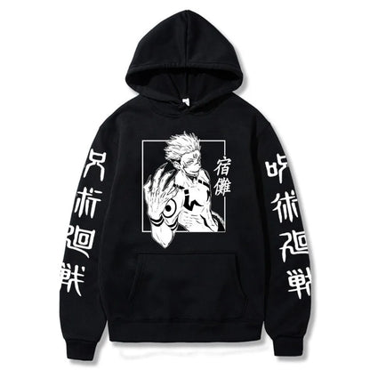 Jujutsu Kaisen Anime Ryomen Sukuna  Clothes Hooded Sweatshirts Cosplay Streetwear Hoodie Tops Birthday Gifts