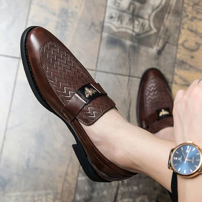 Fashion Size 6~13 Mens Dress Casual Leather Designer Wedding Mules Luxury Business Italian Slippers Loafers Oxford Shoes for Men