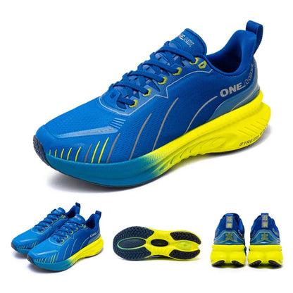 ONEMIX Tênis de corrida masculino com novo amortecimento, adequado para corredores pesados, com cadarço, para esportes, feminino, antiderrapante, atlético, masculino, para uso ao ar livre
