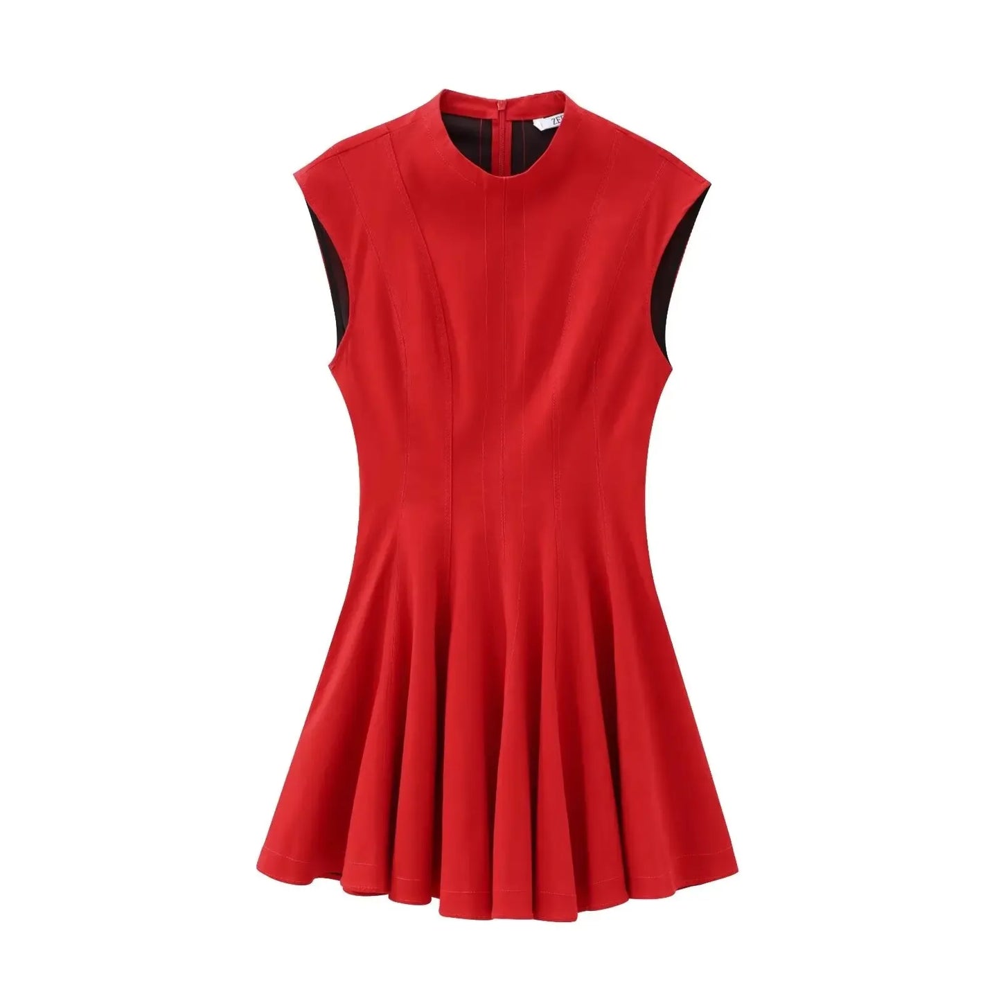 Ruffles Mini Party Dress Women Sleeveless A-Line Chic Evening Club Dress Fashion 2025 Y2K Girl Street Vestidos