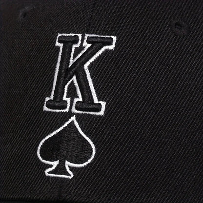 Fashion Hip Hop K Letter baseball cap Hip Hop Snapback Hat Poker Embroidered Golf Hats Outdoor Sports Leisure Caps Dad Hats