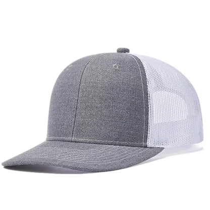 Unisex Cap Slight Curved Brim Style Trucker Hat  Men & Women Casual Outdoor Breathable Summer Cap