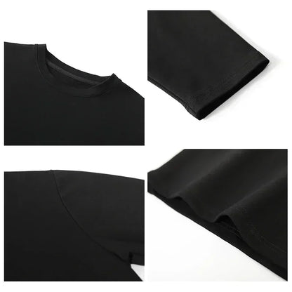 Spring Autumn Women's Solid Color Loose Long Sleeve T-shirt O-neck Basic Top Bottomed Shirt Casual  Tshirt Woman Female