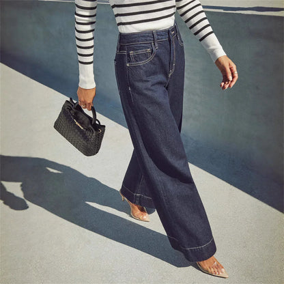 Women Autumn New Retro High Waist Pant