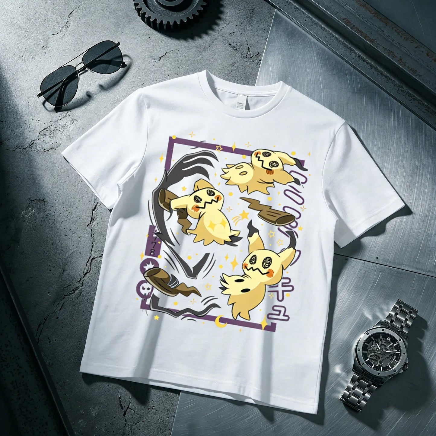 Graphic T-shirt Man Women 2026 Summer Y2k Oversized Casual Short Sleeve Tee Top Parent-child Clothing Streetwear