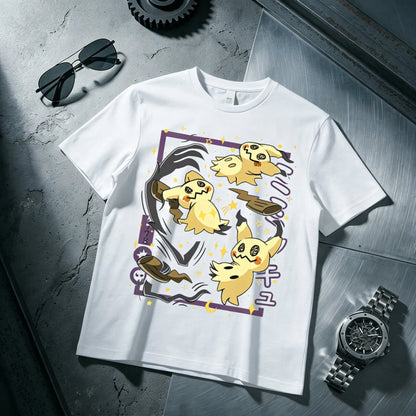 Graphic T-shirt Man Women 2026 Summer Y2k Oversized Casual Short Sleeve Tee Top Parent-child Clothing Streetwear