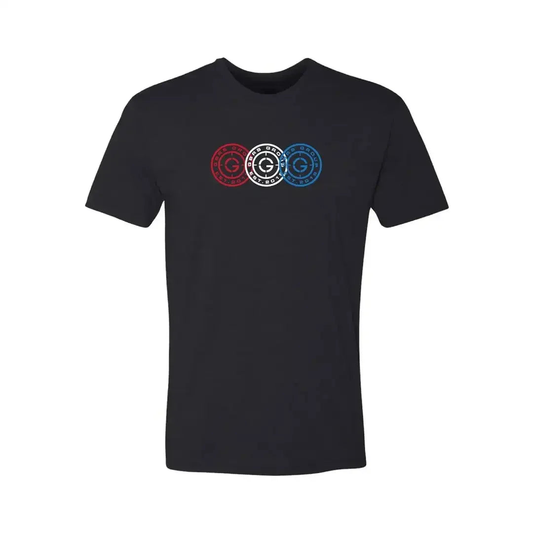 Summer Men's Letter Printed Round Neck Short Sleeved Pure Cotton Sweat Absorbing Gym Fitness Loose T-shirt Plus Size Top