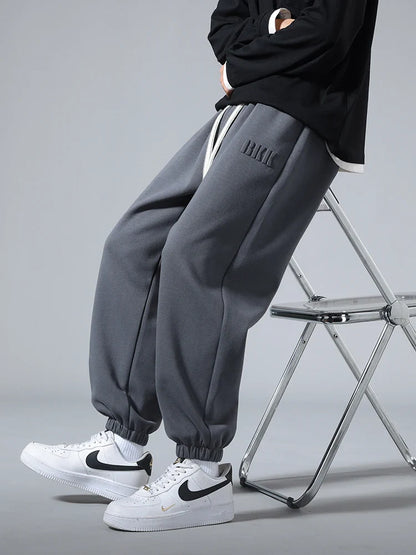 Men's Jogger Cotton/Polyester Sweatpants Big Size 8XL 7XL 6XL Sports Baggy Pants Sting Banding  Hip Hop Loose Harem Trousers