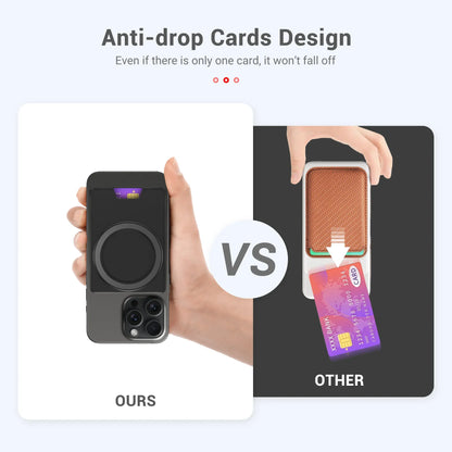 For Magsafe Wallet Card Holder Magnetic Case Ultrathin For iPhone 17 16 Pro Max 15 14 Strong Adsorption Magnet Slot Card Holder
