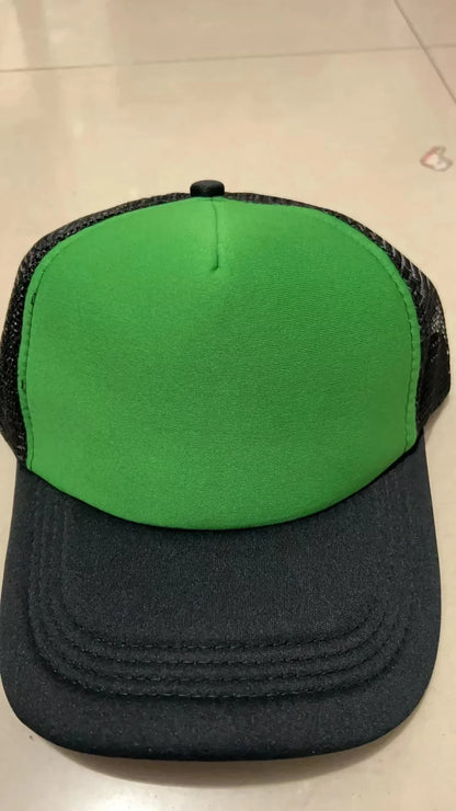 50 Color Unisex SummerTrucker Hat For Adult Net Baseball Cap Men Women Polyester Blank Mesh Adjustable Sun Hat Visor