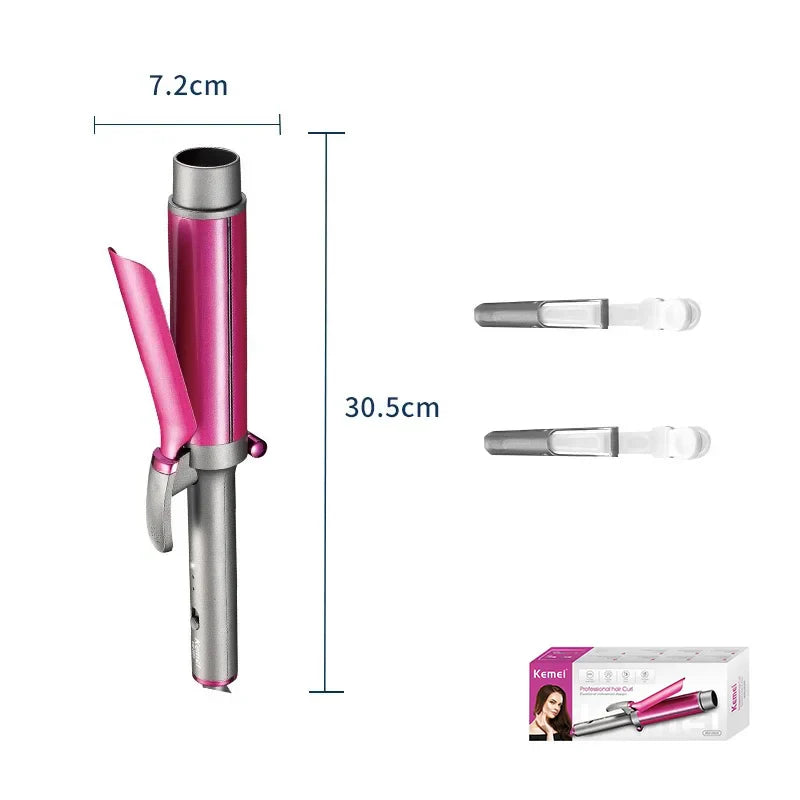 Large Barrel Curling Iron Professional Hair Wand Tool for Stylists Hair Curler for Tight Curls or Loose Waves Long-Lasting