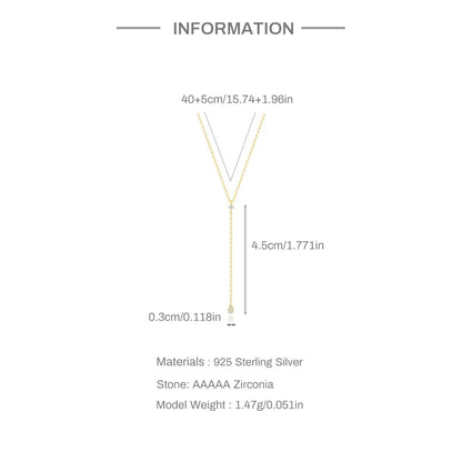 925 Sterling Silver Necklaces Charms for Women Crystal Cross Clavicle Collar Chain Simple Choker Necklace Accessories Gift