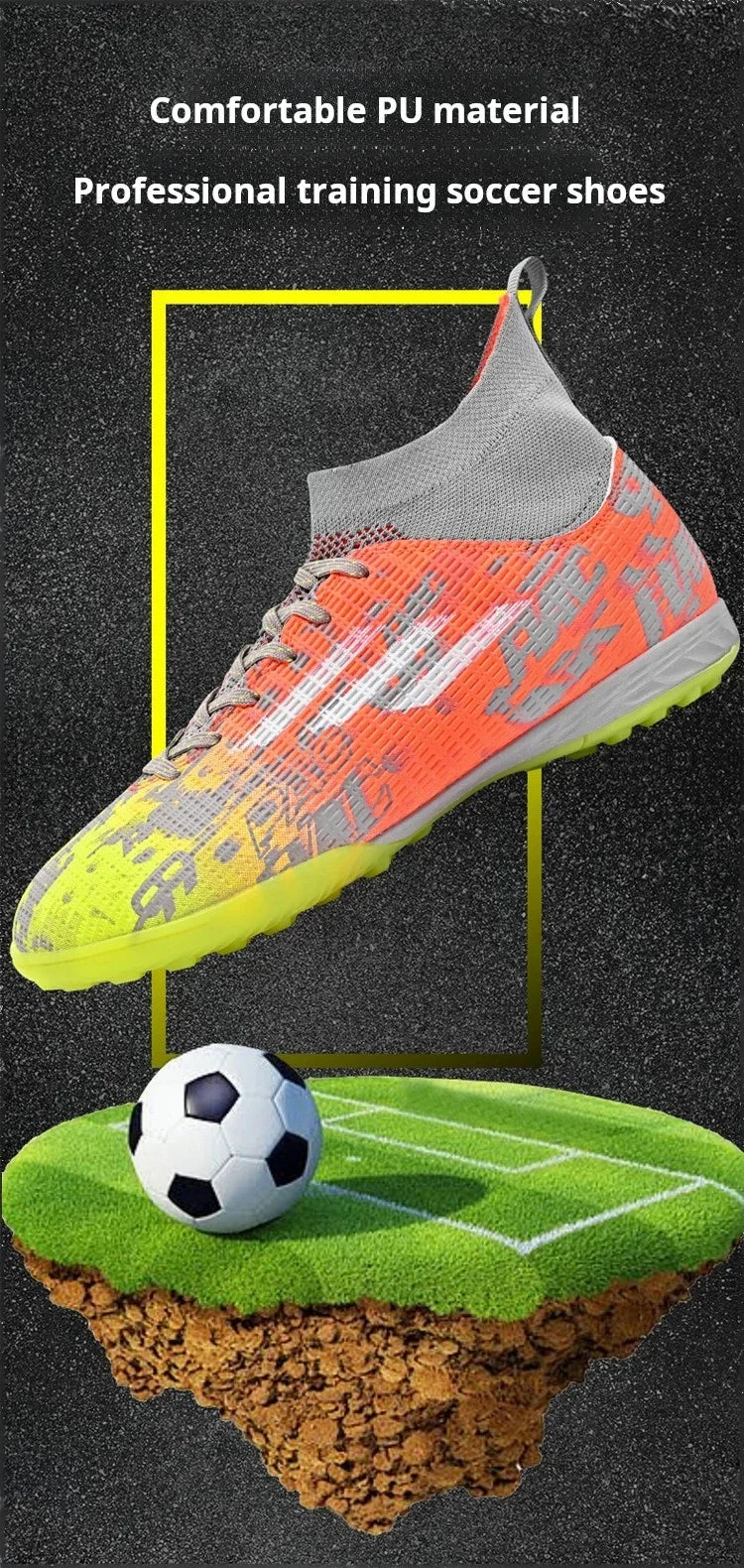 2024 Advanced Football Boots Ergonomic Design Football Shoes Durable Casual Wholesale Comfortable Fit Five Person Sports Shoes