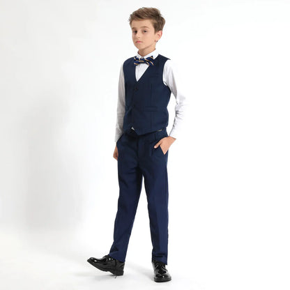 Boys Suit for Wedding Kid Birthday Outfit Toddler Church Formal Attire School Graduation Ceremony Dress Piano Performance Set