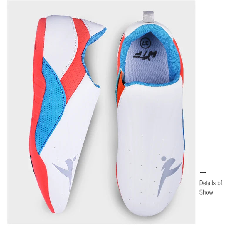 Sapatos Masculinos para Boxe Kung Fu Artes Marciais Respiráveis Solado Macio Grosso Tênis de Caratê para Treinadores de Taekwondo Resistentes ao Desgaste para Crianças e Adultos