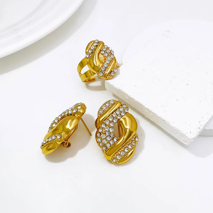 4 Pcs Wedding Jewelry Set Fine Zircon Necklace Bracelet Earring Ring For African Dubai Gold Plated Jewellery Accessories