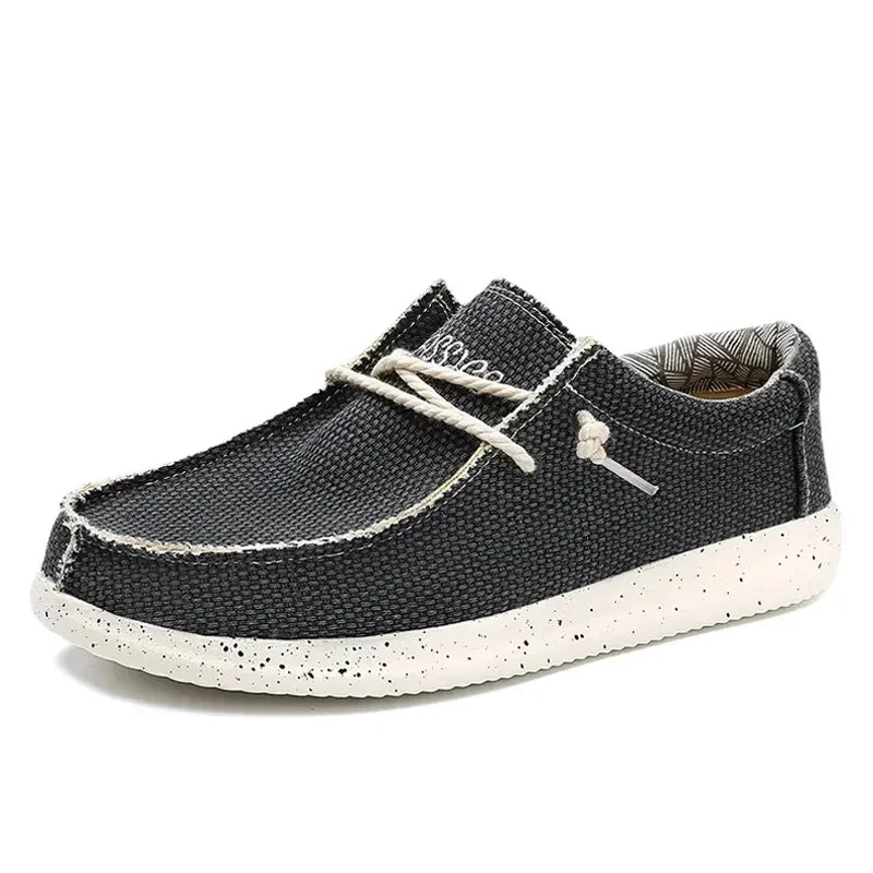 Summer Men's Canvas Shoes Denim Sneakers Men's Canvas Shoes Breathable Moccasins Vulcanized Shoes Men's Sneakers Shoes Plus Size