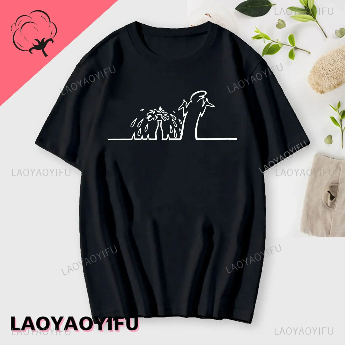 La Linea The Line Osvaldo Cavandoli TV Men Women Style Streetwear Tee Fashion Cotton T Shirt Round Neck Casual Summer Camiseta