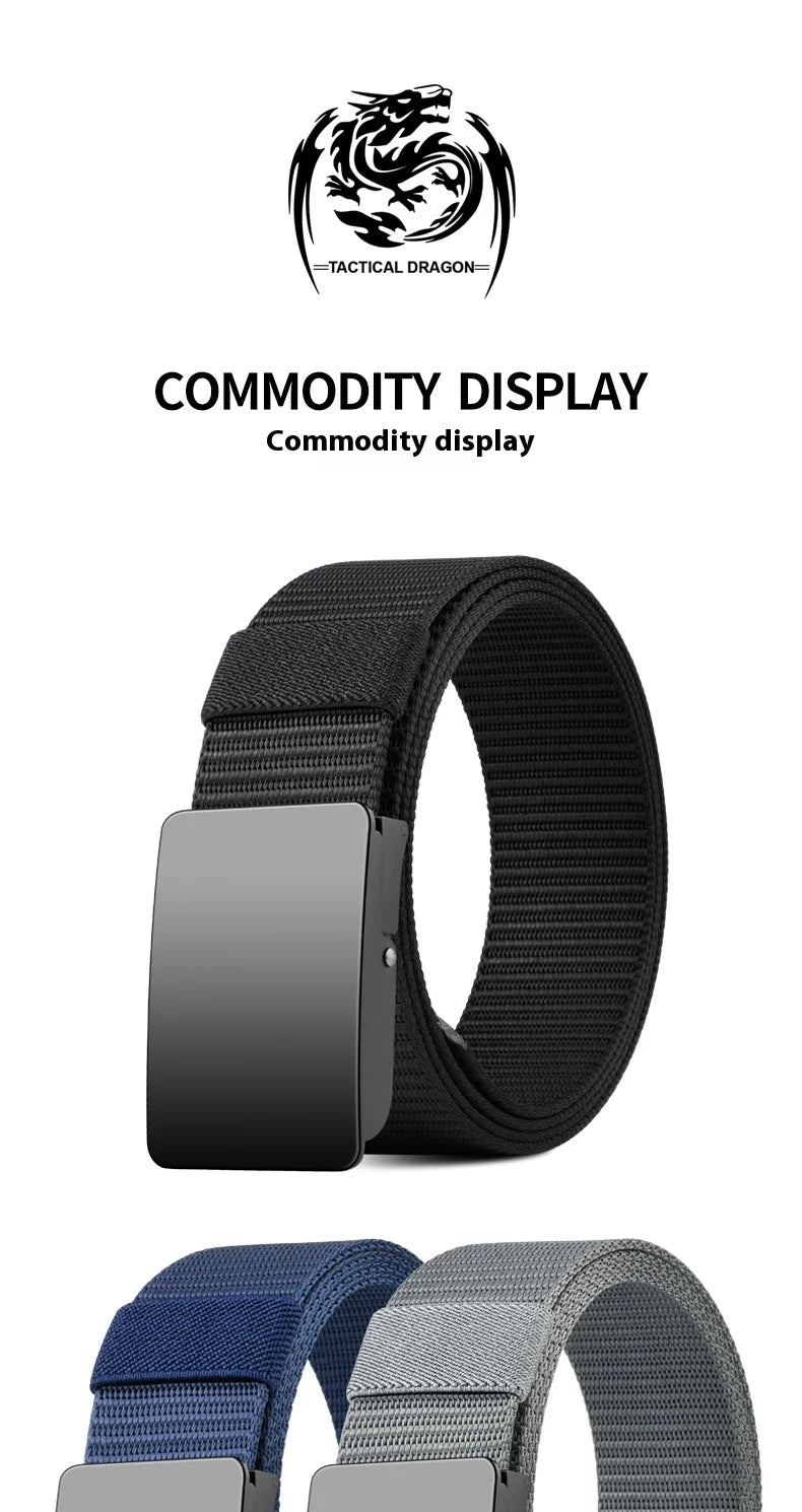 Unisex Canvas Belt Tweed Plaid Casual Polyester Four Seasons Universal Double Color Tweed Plaid Polyester Leisure Belt