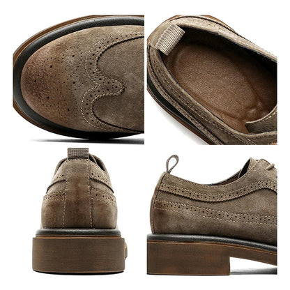 Men's Formal shoes Business leather shoes Luxury Men's Brogue Dress Shoes Carved handmade shoes high quality Wedding footwear