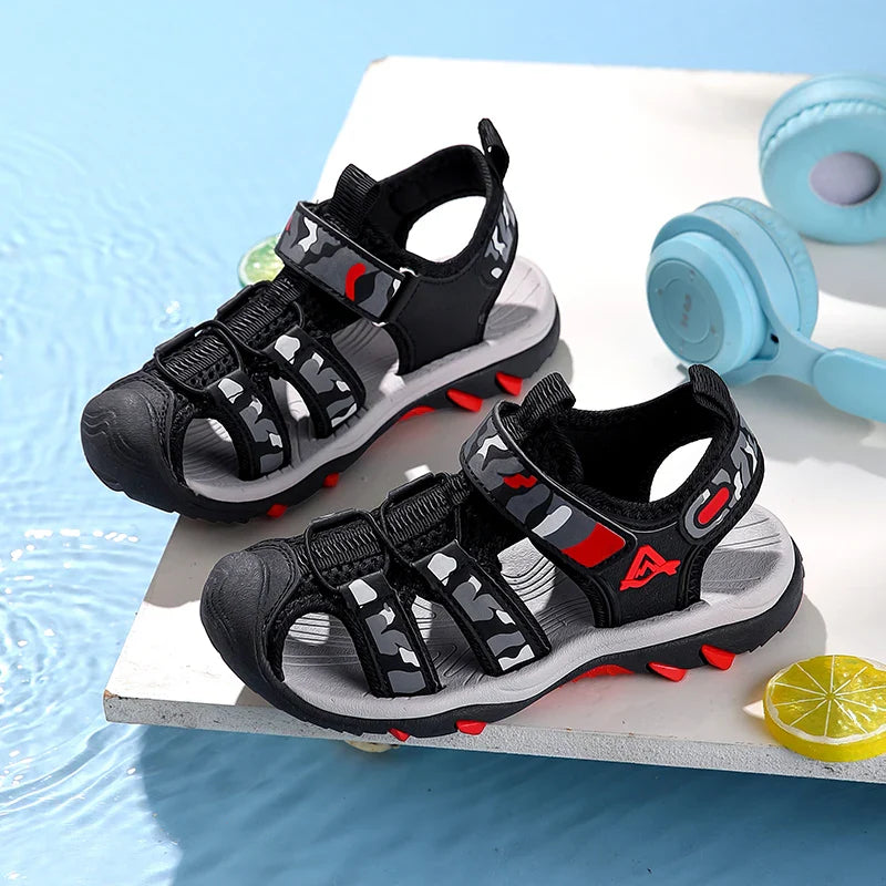Children Girls Boys Sandals Children Beach Sandals Non-slip Soft Bottom Breathable Boys Shoes Outdoor Kids Shoes