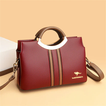 Luxury Designer Crossbody Bag for Women 2024 Brand 3 Layers Handbag Purse Female Genuine High Quality Leather Shoulder Totes Sac