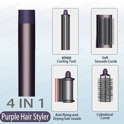 6 IN 1 Hair Styler 110V Negative Ion Hair Dryer Set Multi Hair Styler Professional Blow Dryer Brush for Curling Gift for Women