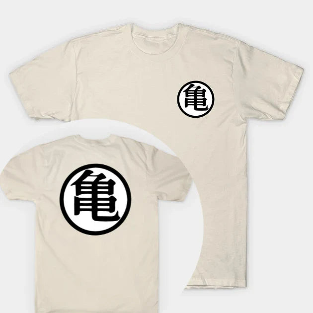 T-shirt Master Roshi Printing Men's 2025 Summer Fashion Casual Oversized Y2K Streetwear