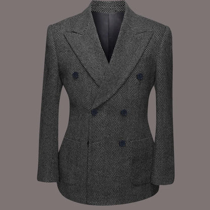 Conjunto Masculino de Terno 2 Peças Primavera Outono Blazer Calças Elásticas Casual de Negócios Casamento Festa Formatura Jantar Trabalho Viagem Banquete