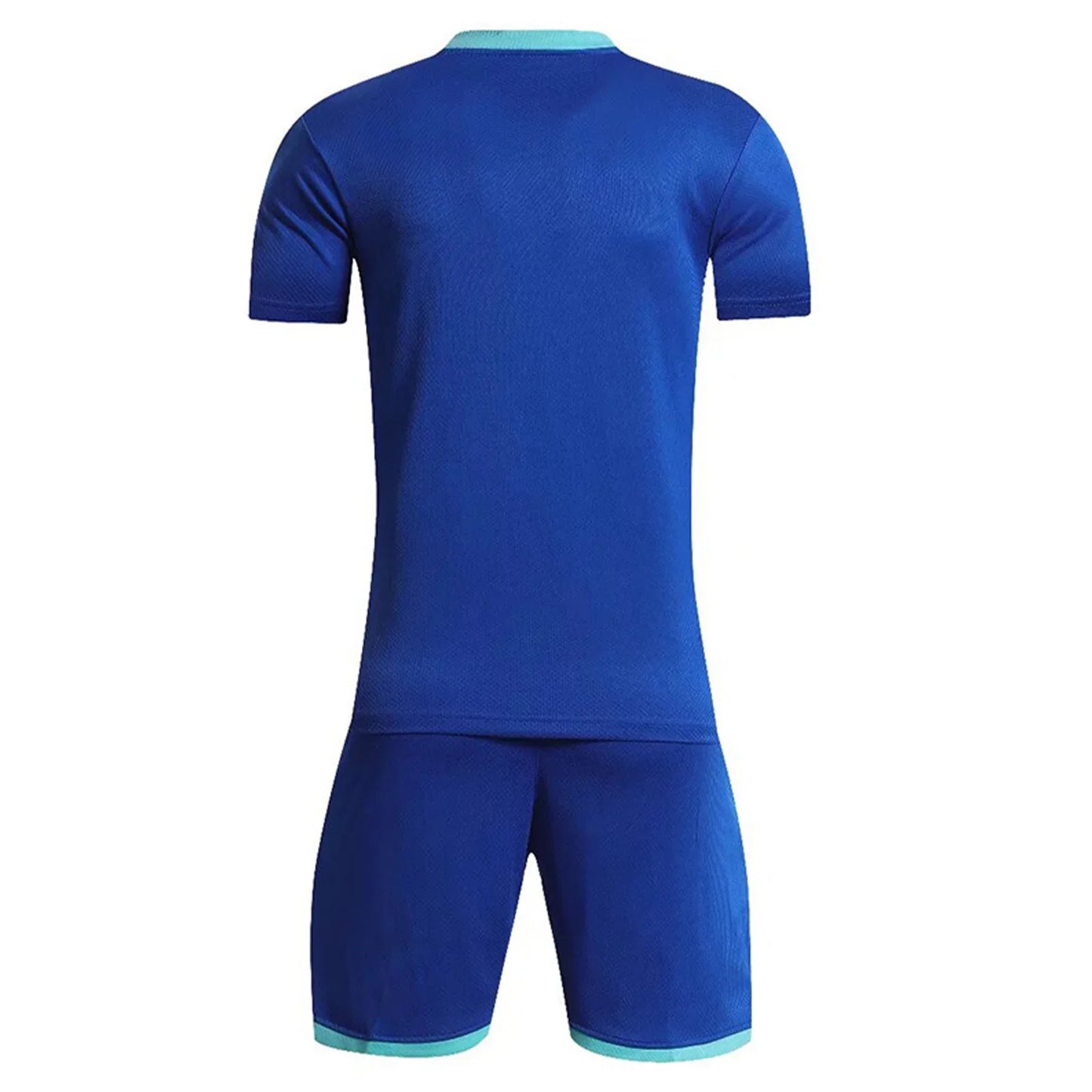 2 Pcs Summer Children's Quick-Drying Sports Set Boys Girls Soccer Training Outfit Short Sleeve Stylish Print T-shirt with Shorts