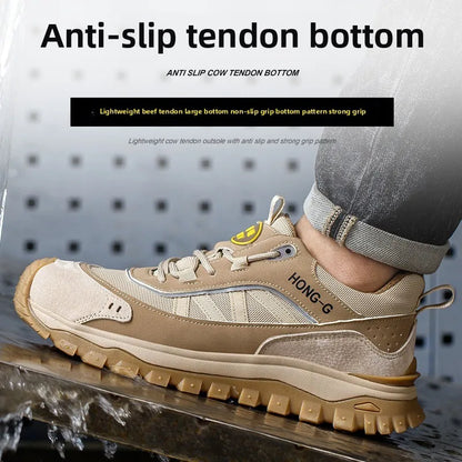 Lightweight Steel Toe Cap Shoes 10KV Anti Slip Comfortable Wear-Resistant Insulation Anti Smashing Piercing for Safety Workwear