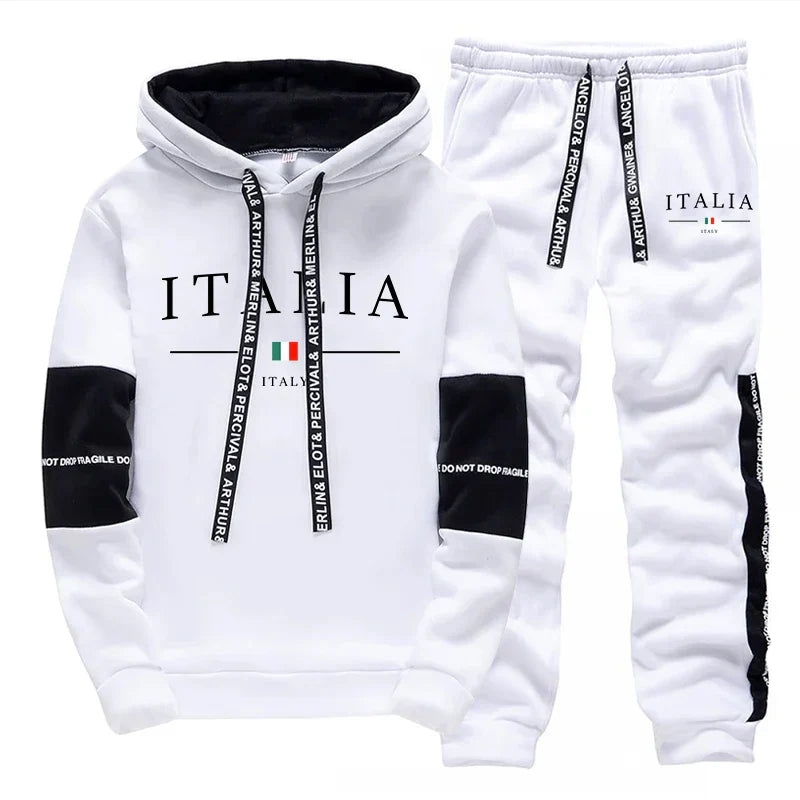 Hot Sales Mens Tracksuit Printing Casual Sweatshirts Sportswear Outdoors Sports Jogging Mens Clothing Single Piece Hoodie Pants