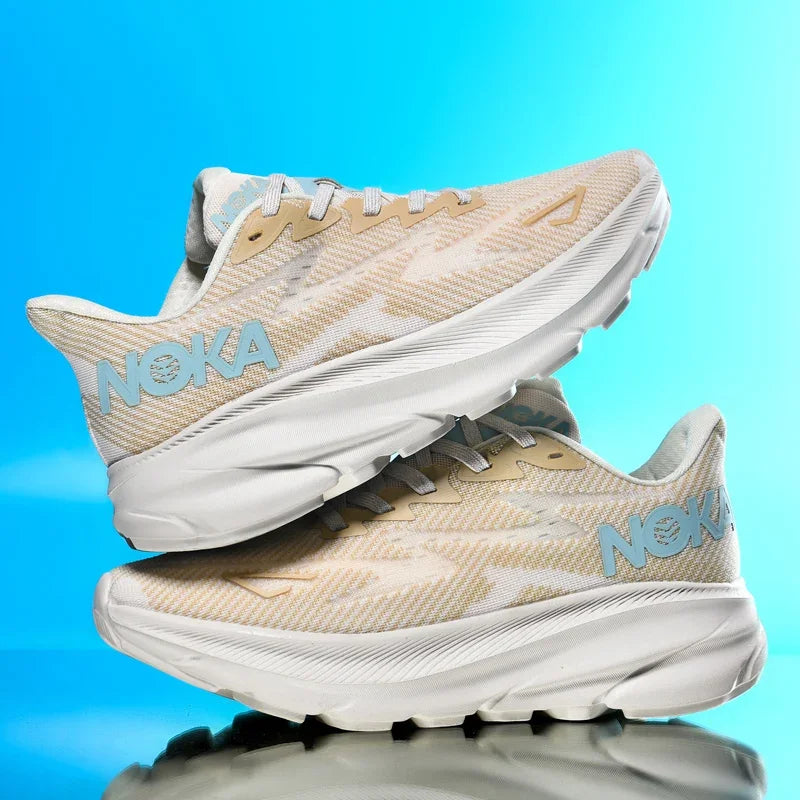 Men's Running Shoes Jogging Cushioning Outdoor Luxury Shoes Trainer Race Breathable Couple Non-Slip Sneakers Mesh Off-road Shoes