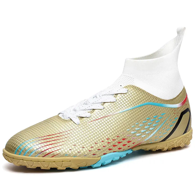 New 33-46 Large Football Boots Children Youth High Quality Football Shoes Outdoor Training Professional Competition Footwear